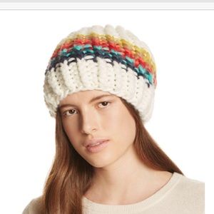 Free people “over the rainbow” beanie